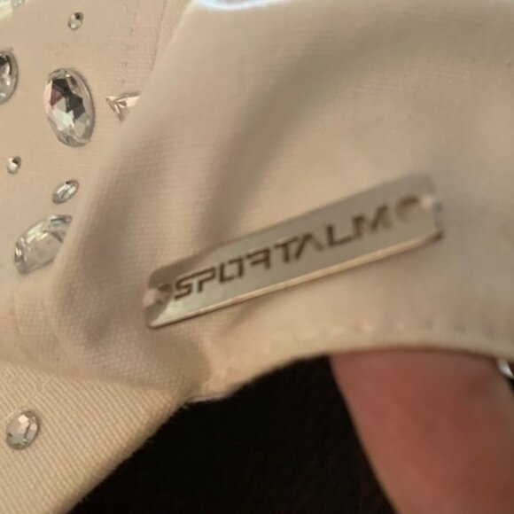 Sportalm white cap with rhinestones - Picture 3 of 5